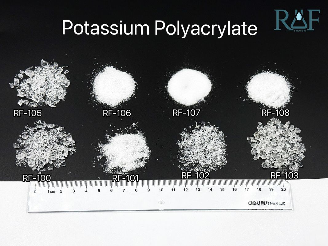 Synthetic Super Absorbent Polymer Resin Potassium Polyacrylate For Wastewater Treatment Sludge Solidification